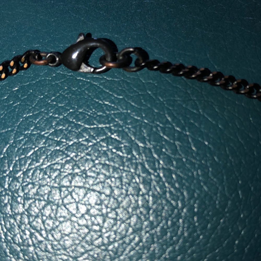 Coach Leather Feather Necklace - Picture 5 of 9